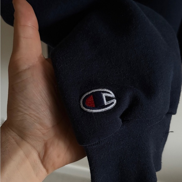 Vintage BEAVER GOLF champion sweater Large navy yellow golfing - Picture 3 of 4